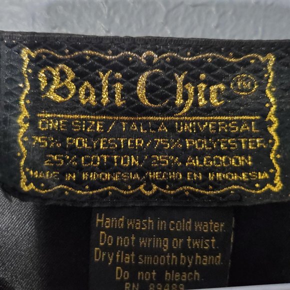 Bali Chic Gold and Black Beaded Women's Vest | Detailed Design, OS - Picture 3 of 5